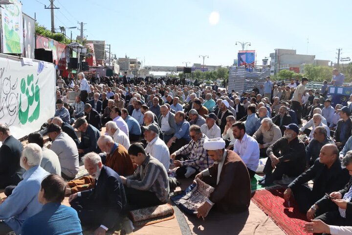 تصاویر/ اقامه نماز عید سعید قربان در اسلامشهر
