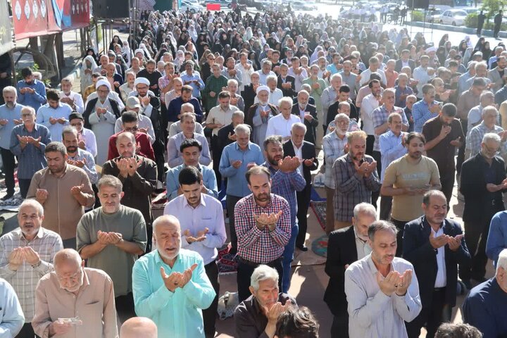 تصاویر/ اقامه نماز عید سعید قربان در اسلامشهر