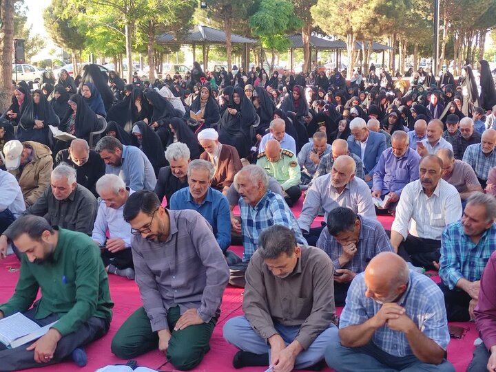 تصاویر/اقامه نماز عید سعید قربان در زرندیه