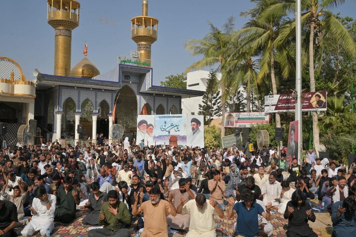 کراچی میں دعائے عرفہ کا روح پرور اجتماع