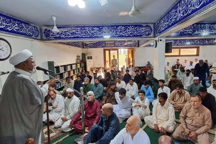 جامع مسجد بقیۃ اللہ کراچی میں عید الاضحیٰ کی نماز / ملکی سلامتی سمیت مجاہدین اسلام کی کامیابی کی دعائیں