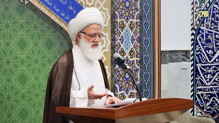 آية الله اليعقوبي يدعو إلى نشر ثقافة الإحسان