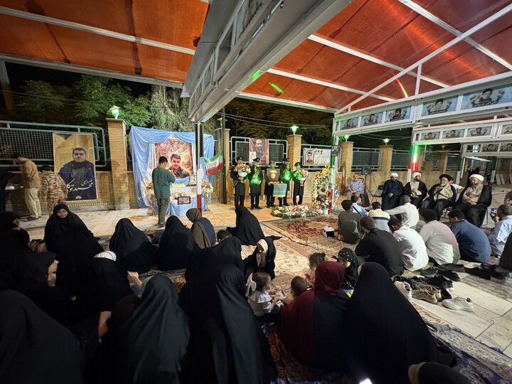 تصاویر / مراسم تولد طلبه شهید محمد توکلی در گلزار شهدا قم