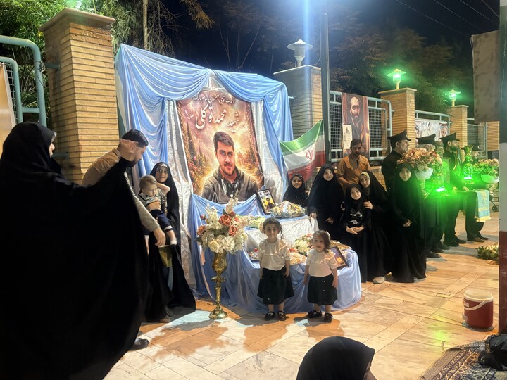 تصاویر / مراسم تولد طلبه شهید محمد توکلی در گلزار شهدا قم