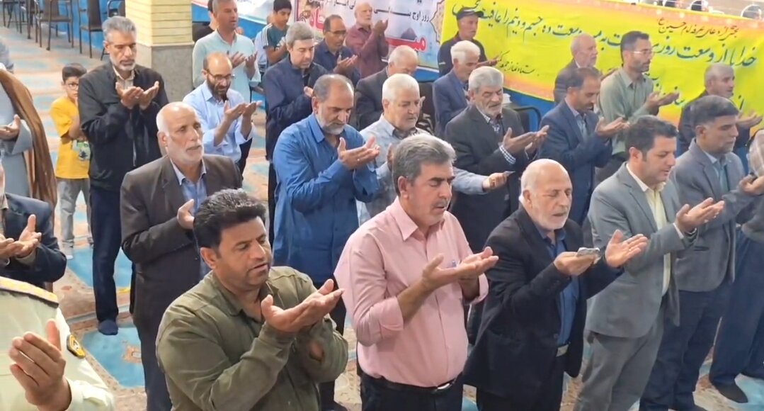 فیلم| اقامهٔ نماز عید قربان در کمیجان