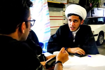 تصاویر/ استمرار فعالیت موکب مردمی مدرسه علمیه امام خامنه ای ارومیه در تجمعات مردمی