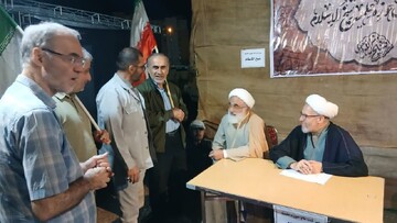 تصاویر /  برگزاری موکب جذب در حوزه توسط مدرسه علمیه شیخ الاسلام قزوین