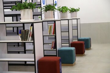 تصاویر/ بخش های مختلف کتابخانه شهدای بنداروز دشتستان