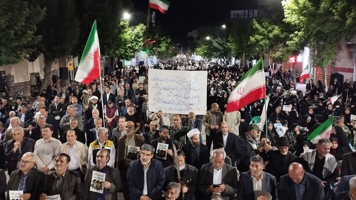 تصاویر/ استمرار حضور مردمی میاندوآب در حمایت از نظام اسلامی
