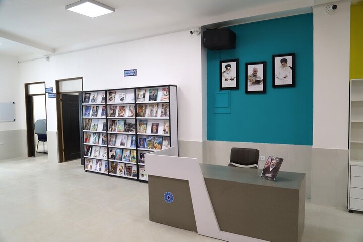تصاویر/ بخش های مختلف کتابخانه شهدای بنداروز دشتستان