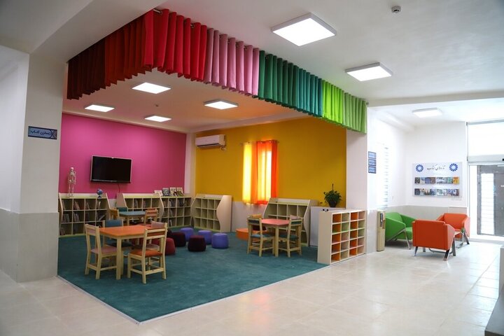 تصاویر/ بخش های مختلف کتابخانه شهدای بنداروز دشتستان