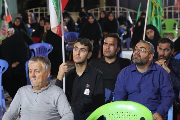 تصاویر/ اجتماع مردم بندر ریگ در حمایت از نظام و رهبری