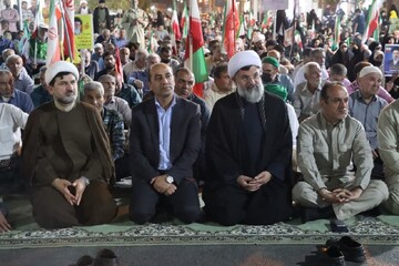 تصاویر/ تجمع خورموجی‌ها در خیابان