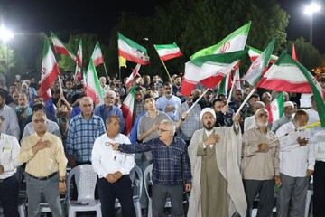 تصاویر/ اجتماع باشکوه مردم عالیشهر در حمایت از نظام و رهبری