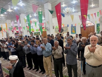 نماز جمعه بندرریگ به روایت تصویر