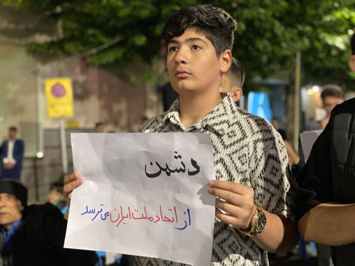 تصاویر/ هشتاد و نهمین شب از تجمعات مردمی در میاندوآب