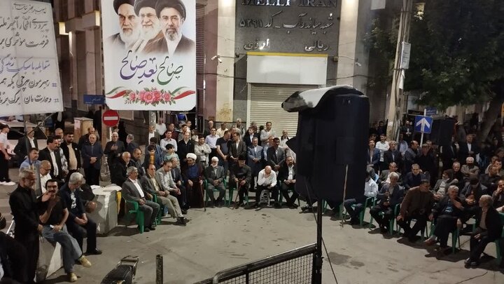 تصاویر/ هشتاد و نهمین شب از تجمعات مردمی در میاندوآب