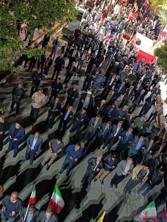تصاویر/ موج هشتاد و نهم؛ تکرارِ یک عهدِ ناگسستنی در خیابان انقلاب تکاب