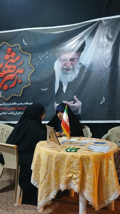 تصاویر/تداوم فعالیت فرهنگی و تبلیغی موکب مدارس علمیه آیت اللّه اعتمادی در هشتاد و نهمین تجمعات شبانه