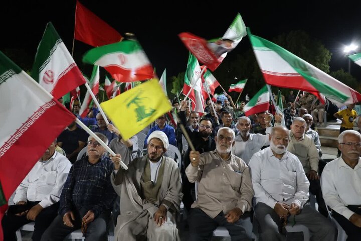 تصاویر/ اجتماع باشکوه مردم عالیشهر در حمایت از نظام و رهبری