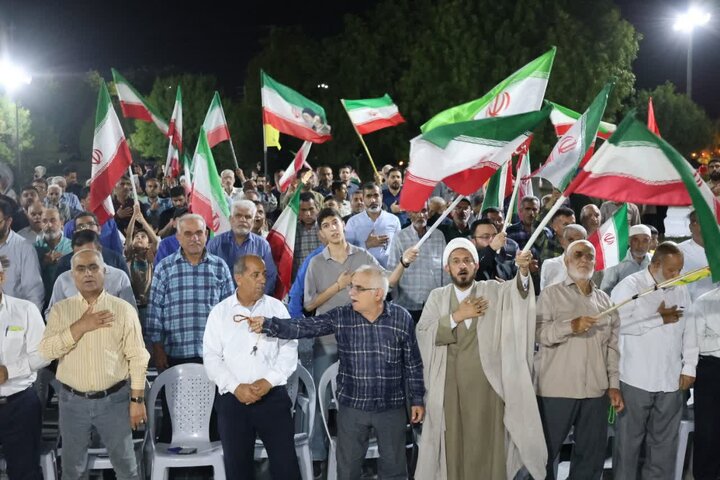 تصاویر/ اجتماع باشکوه مردم عالیشهر در حمایت از نظام و رهبری