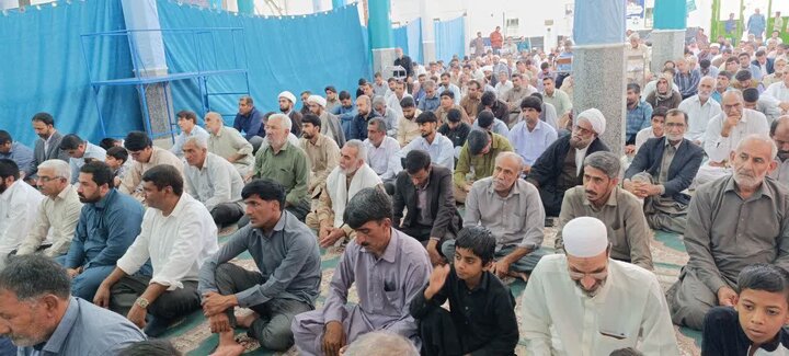 تصاویر/ اقامه نمازجمعه شهر ریگان