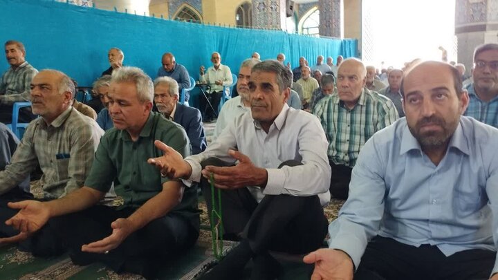تصاویر/ اقامه نمازجمعه شهر کوهبنان