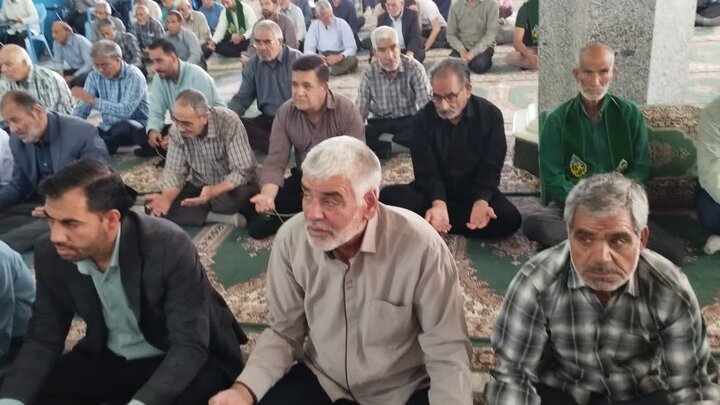 تصاویر/ اقامه نمازجمعه شهر کوهبنان