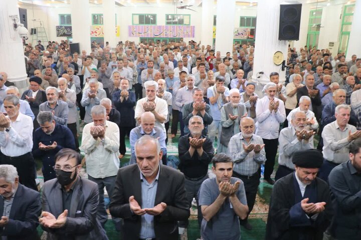 تصاویر/ برگزاری نماز عبادی سیاسی جمعه در قرچک