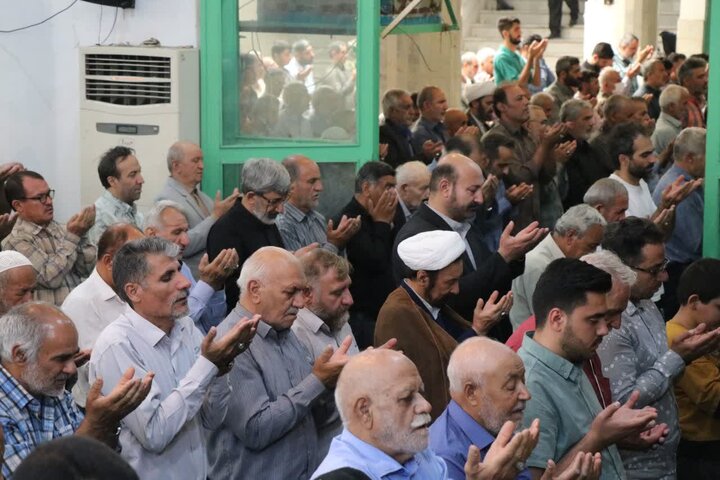 تصاویر/ برگزاری نماز عبادی سیاسی جمعه در قرچک