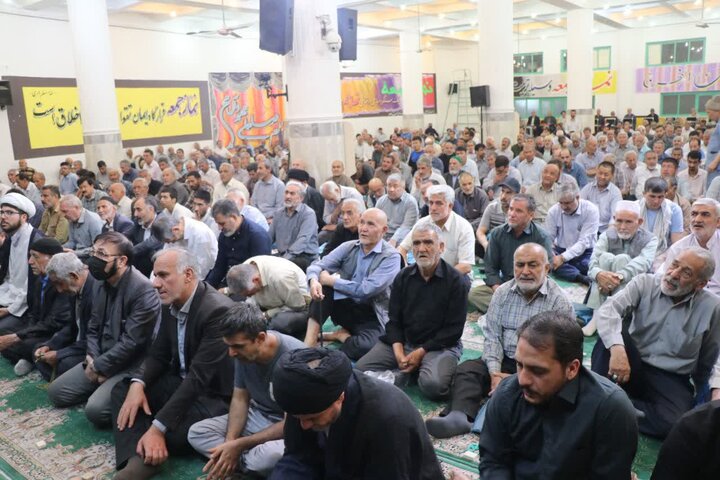 تصاویر/ برگزاری نماز عبادی سیاسی جمعه در قرچک