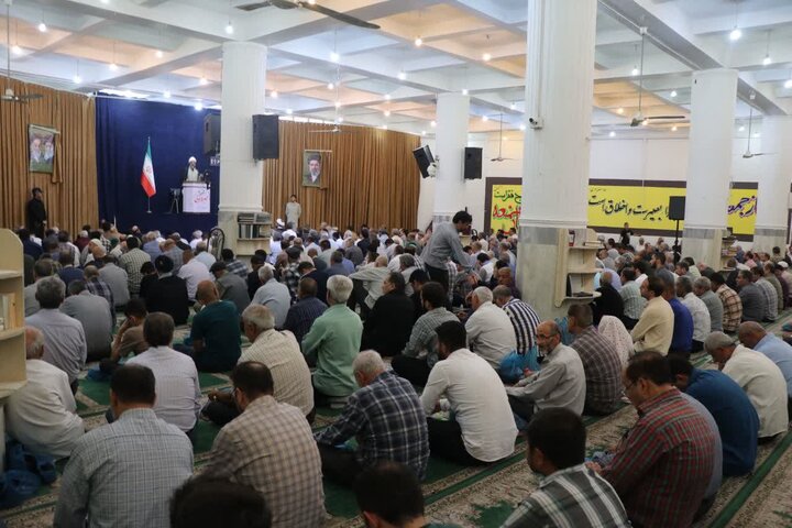 تصاویر/ برگزاری نماز عبادی سیاسی جمعه در قرچک