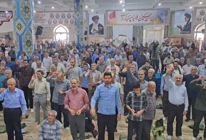 تصاویر/ نماز عبادی سیاسی جمعه کاشان