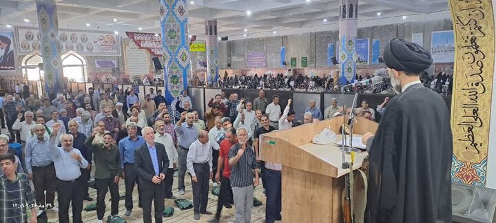 تصاویر/ نماز عبادی سیاسی جمعه کاشان