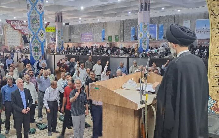 تصاویر/ نماز عبادی سیاسی جمعه کاشان