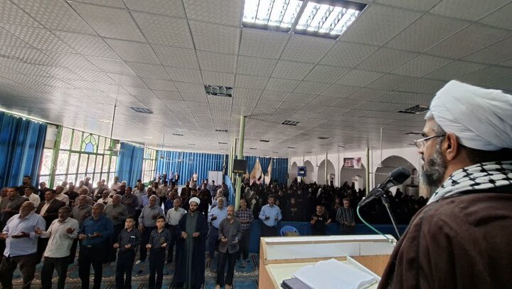 تصاویر/ اقامه نمازجمعه شهر یزدان آباد