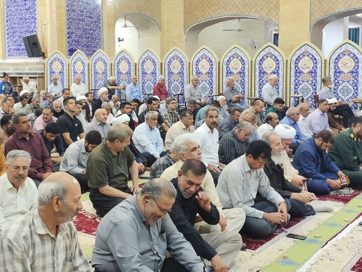 تصاویر/ اقامه نمازجمعه شهر بم