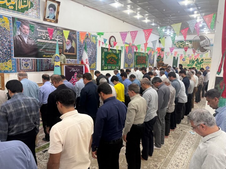 نماز جمعه بندرریگ به روایت تصویر