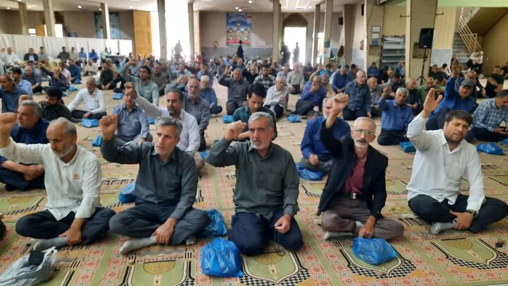 تصاویر/اقامه نماز عبادی سیاسی جمعه در خمین