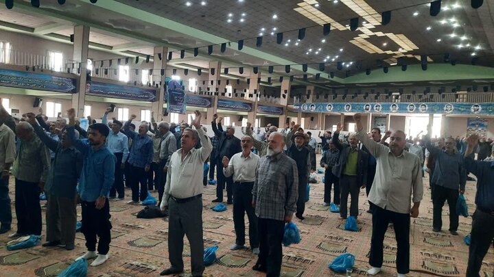 تصاویر/اقامه نماز عبادی سیاسی جمعه در خمین