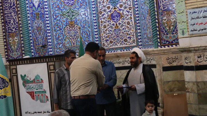 تصاویر/ اقامه نمازجمعه شهر زیدآباد