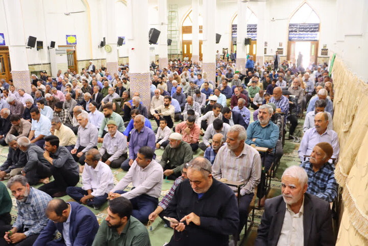تصاویر/ نماز عبادی سیاسی جمعه شهرستان بافق