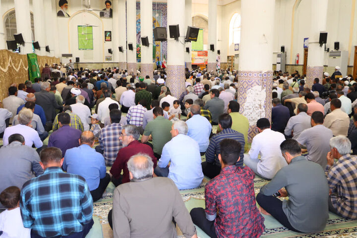تصاویر/ نماز عبادی سیاسی جمعه شهرستان بافق
