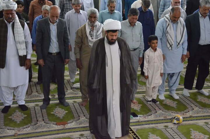 تصاویر/ آیین عبادی سیاسی نماز جمعه شهرستان زهک