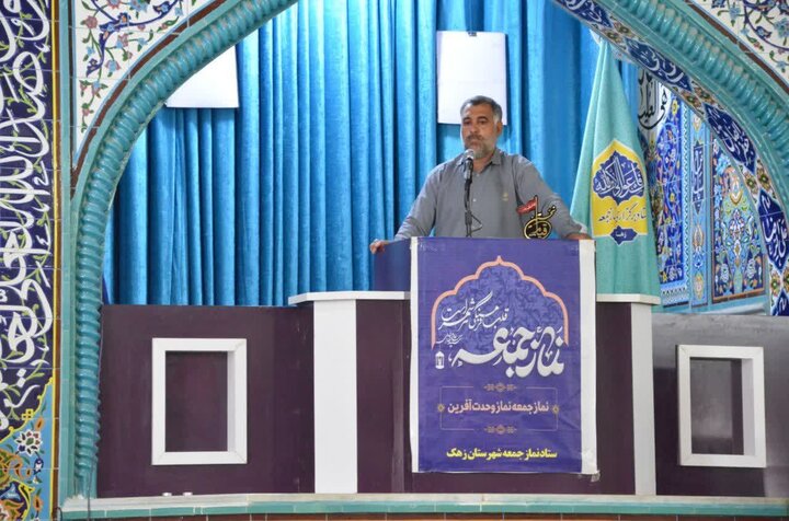 تصاویر/ آیین عبادی سیاسی نماز جمعه شهرستان زهک