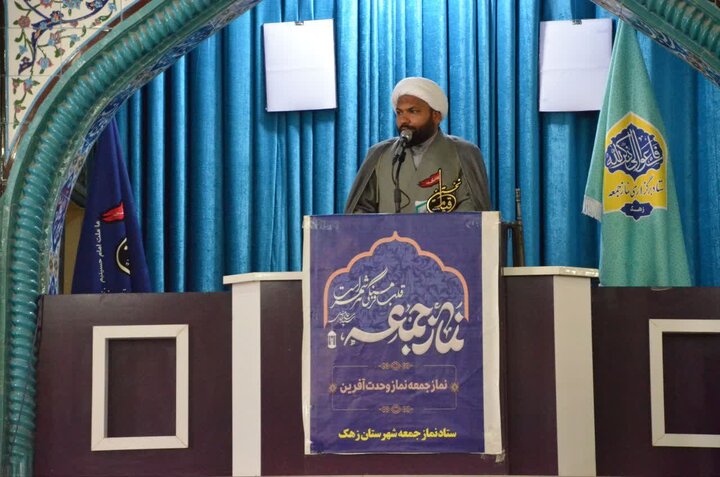 تصاویر/ آیین عبادی سیاسی نماز جمعه شهرستان زهک