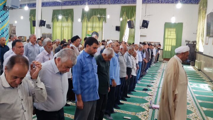 تصاویر/ اقامه نمازجمعه شهر بهرمان