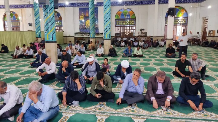 تصاویر/ اقامه نمازجمعه شهر بهرمان