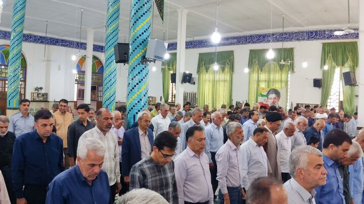 تصاویر/ اقامه نمازجمعه شهر بهرمان