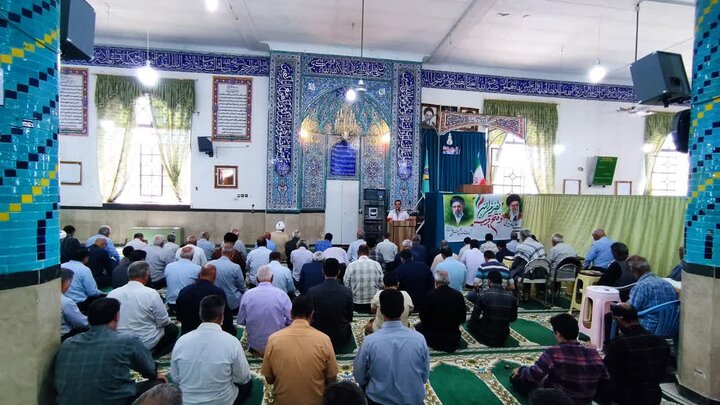 تصاویر/ اقامه نمازجمعه شهر بهرمان